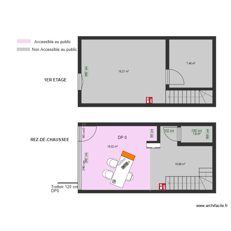 MPI IMMOBILIER APRES TRAVAUX. Plan de 0 pièce et 0 m2