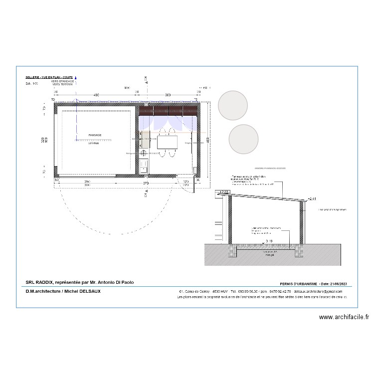 SELLERIE PANSAGE. Plan de 0 pièce et 0 m2