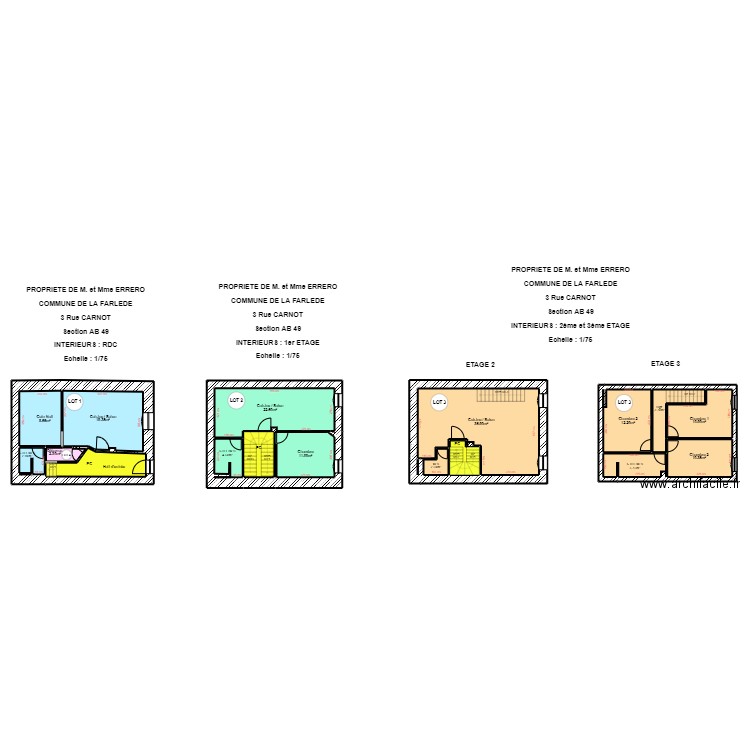 ERRERO . Plan de 0 pièce et 0 m2