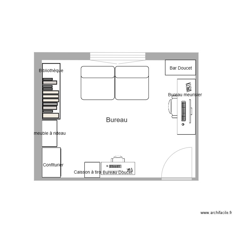 BUREAU1. Plan de 0 pièce et 0 m2