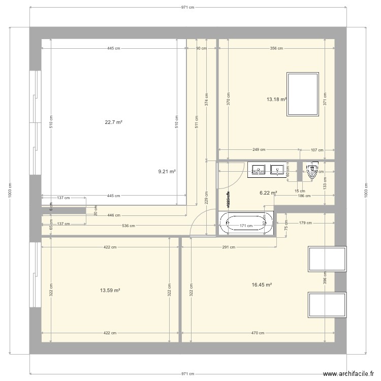 Chancay étage . Plan de 0 pièce et 0 m2