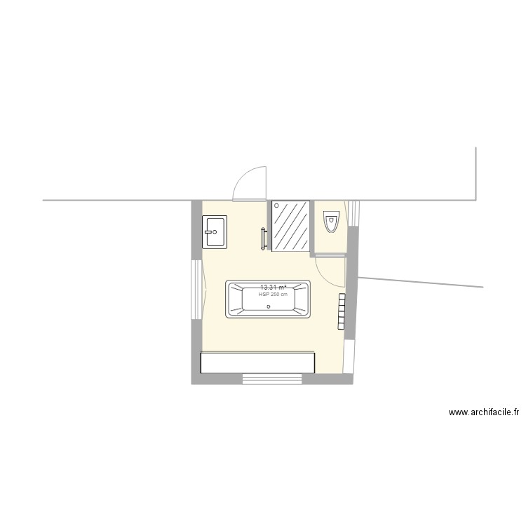 SDB 4. Plan de 0 pièce et 0 m2