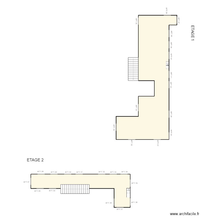 PLAN TELESKI A ET B. Plan de 0 pièce et 0 m2