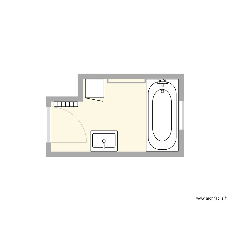 salle de bain mamie. Plan de 0 pièce et 0 m2