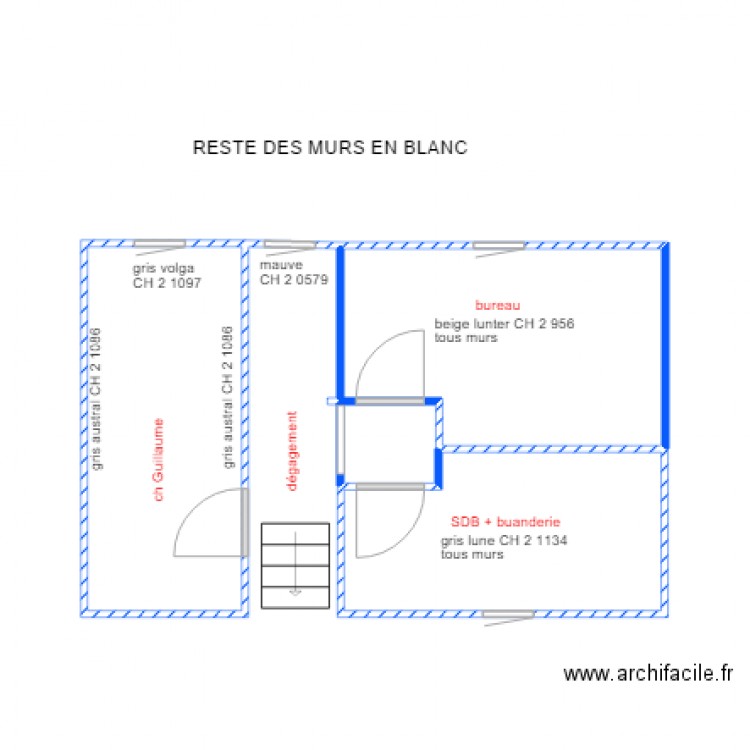 GLB TEINTES. Plan de 0 pièce et 0 m2