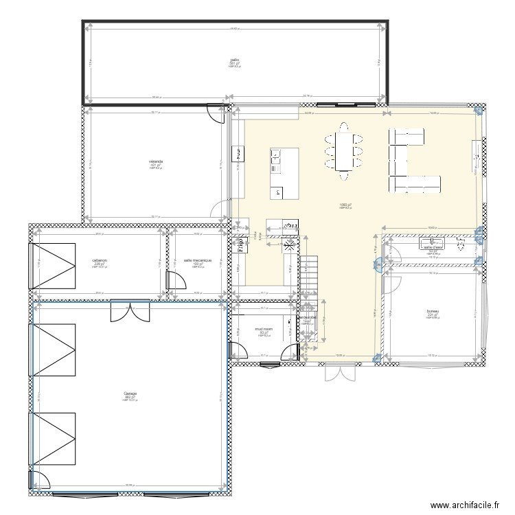 maison sans sous sol 1 Plan 10 pièces 342 m2 dessiné par frankthetank maison sans sous sol 1 Plan 10 pièces 342 m2 dessiné par frankthetank