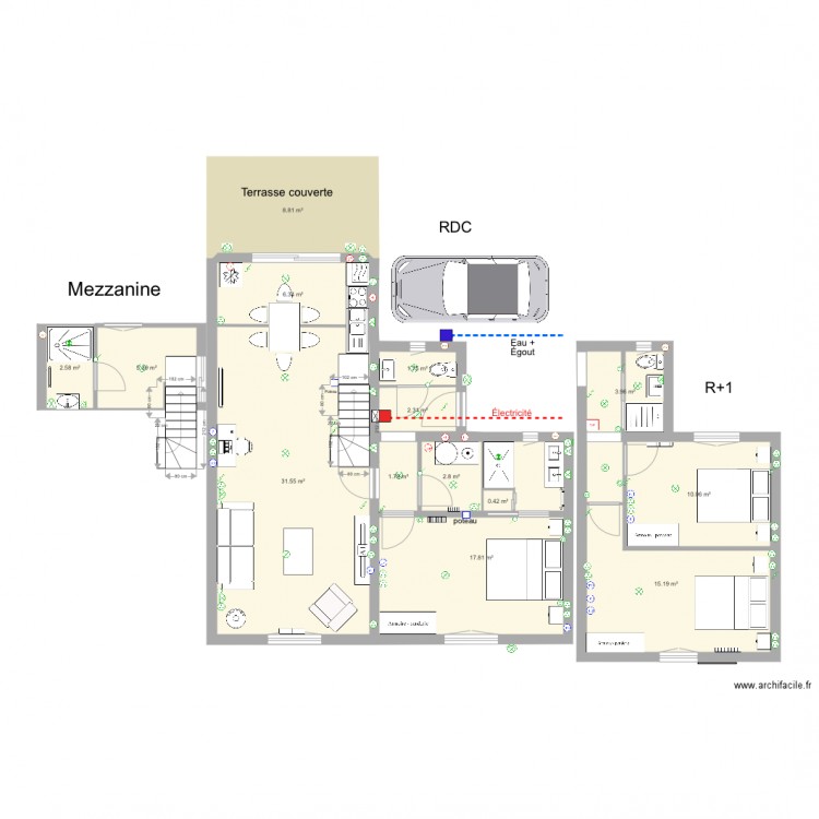 Saucats9. Plan de 0 pièce et 0 m2