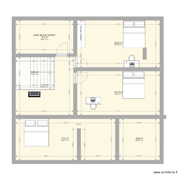 Genolier final Marc. Plan de 0 pièce et 0 m2