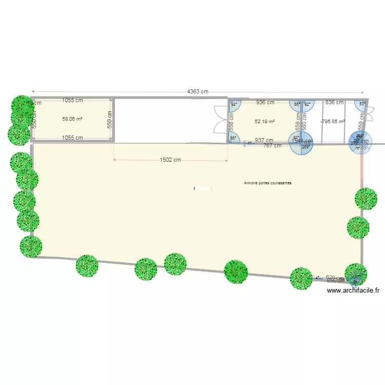 attelier petit materiel . Plan de 