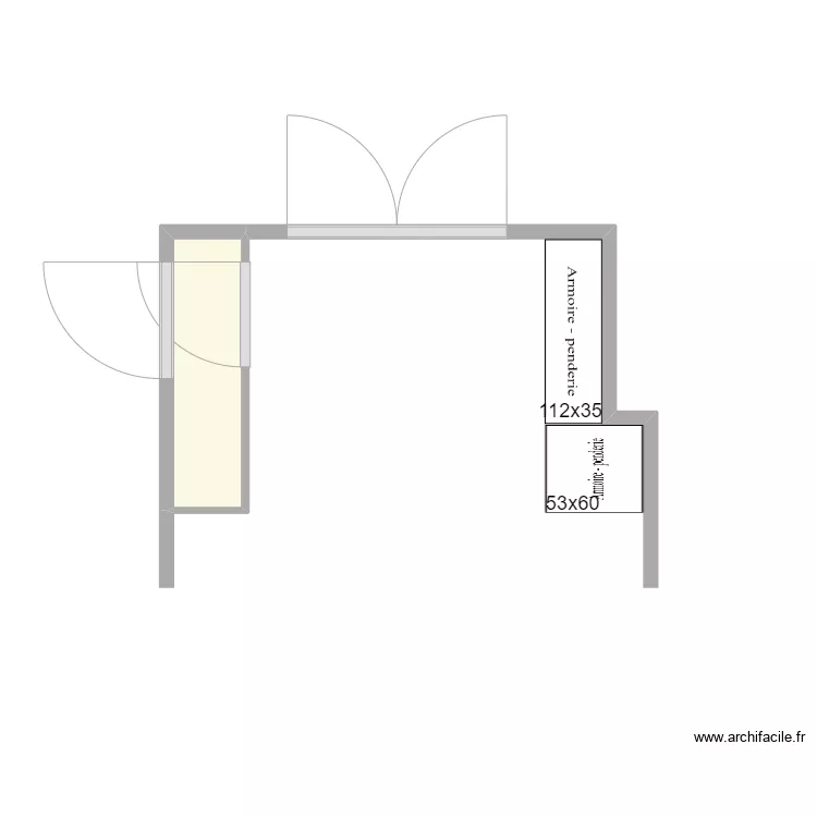 Dressing pynes V1. Plan de 