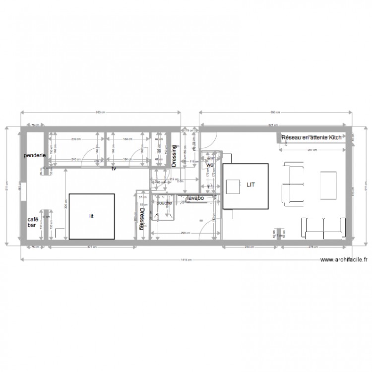 4020 2 CH oct 17. Plan de 0 pièce et 0 m2