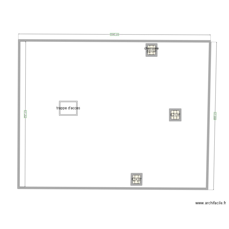 mur. Plan de 0 pièce et 0 m2
