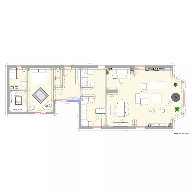 Maison Saint Aubin 3. Plan de 