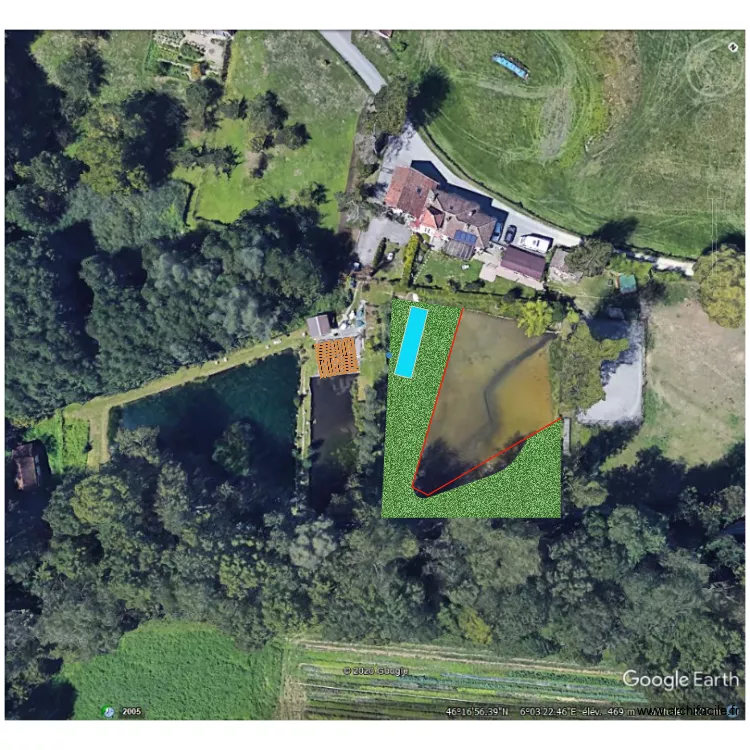 implantation piscine2. Plan de 