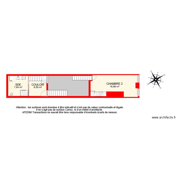 BI 7103 ETAGE 1. Plan de 0 pièce et 0 m2