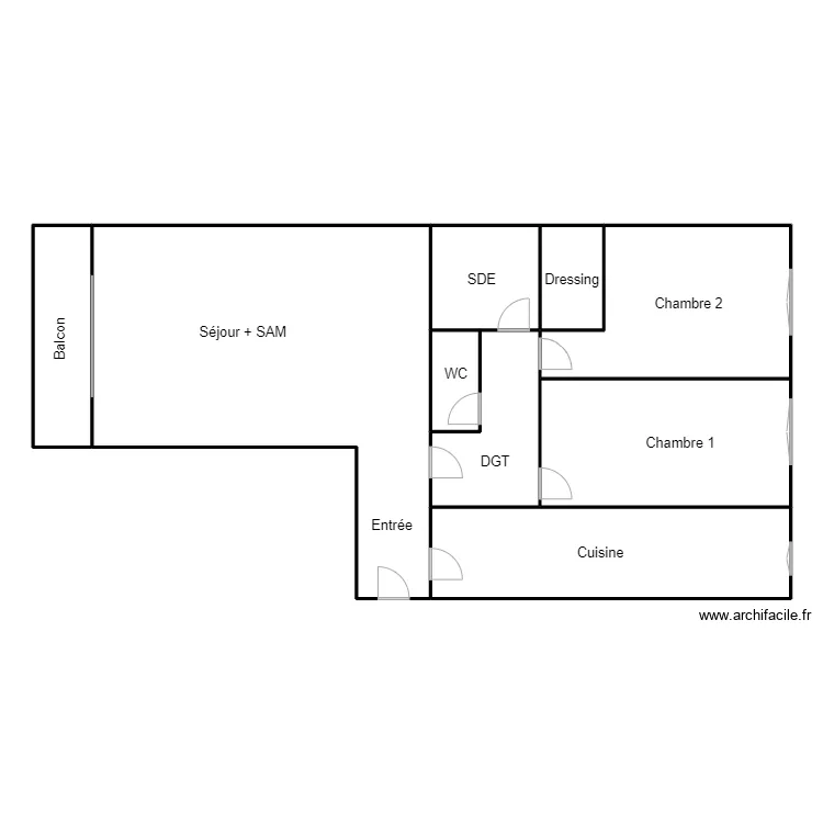 Plan UZAN MESSALI. Plan de 