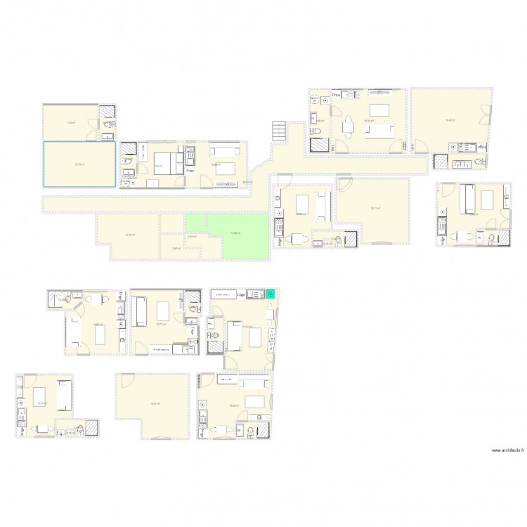 Muret Apparts 4. Plan de 0 pièce et 0 m2