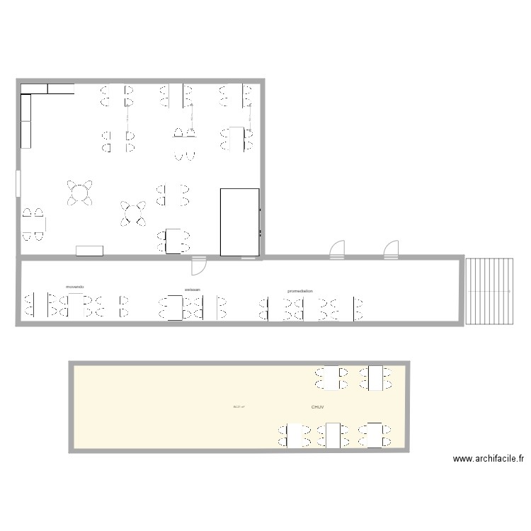 terrasse 1709. Plan de 0 pièce et 0 m2