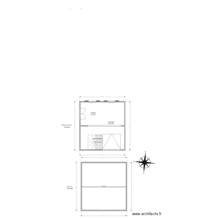 RDC 777008. Plan de 0 pièce et 0 m2