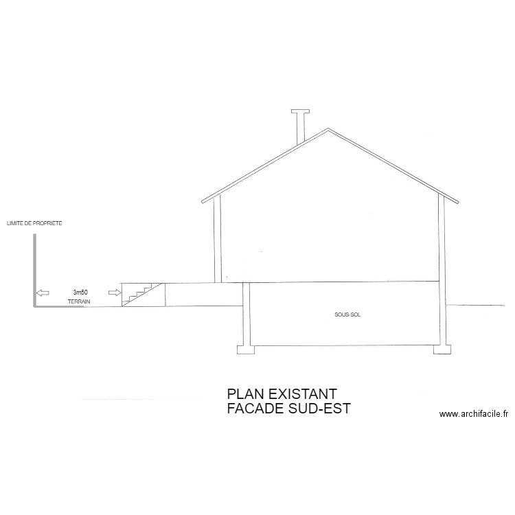 PLAN INITIAL 2. Plan de 0 pièce et 0 m2