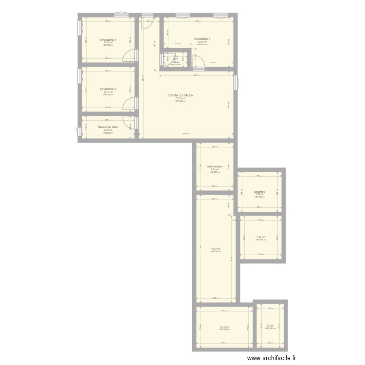 MANU 1 et B. Plan de 0 pièce et 0 m2