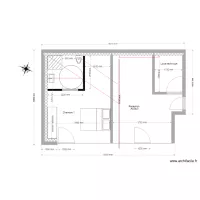 Plan rez de chauss&eacute;e projet 