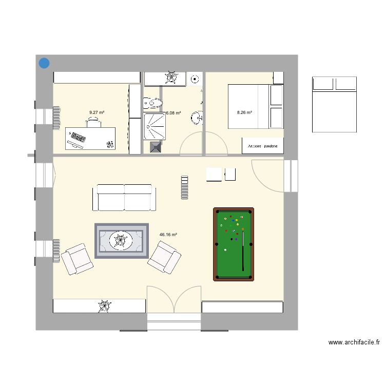 COMBLE version2. Plan de 0 pièce et 0 m2