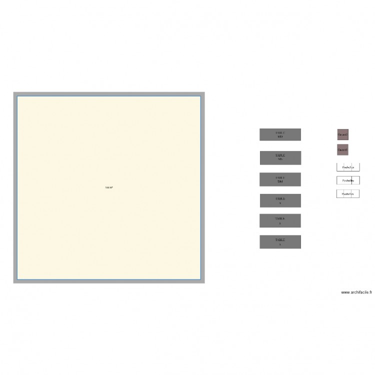 espace contrôle vierge. Plan de 0 pièce et 0 m2