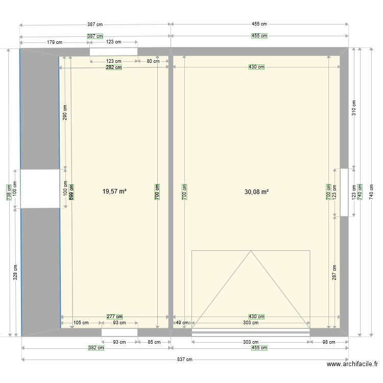 gaylord. Plan de 0 pièce et 0 m2
