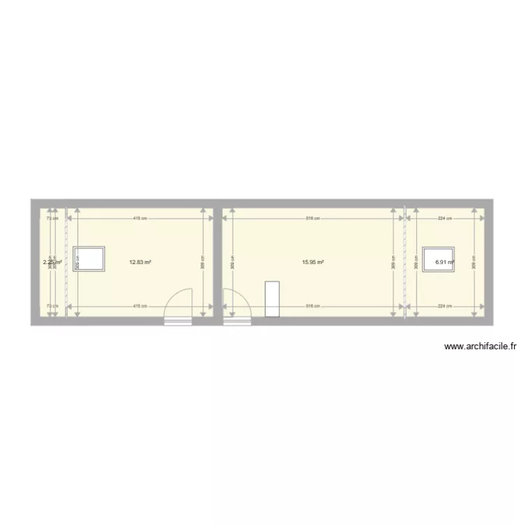 thouilly chapelle. Plan de 