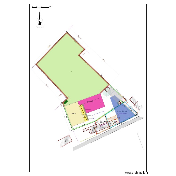 PLAN clotures EXTERNE. Plan de 0 pièce et 0 m2