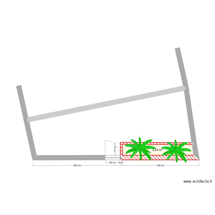 Cloture. Plan de 0 pièce et 0 m2