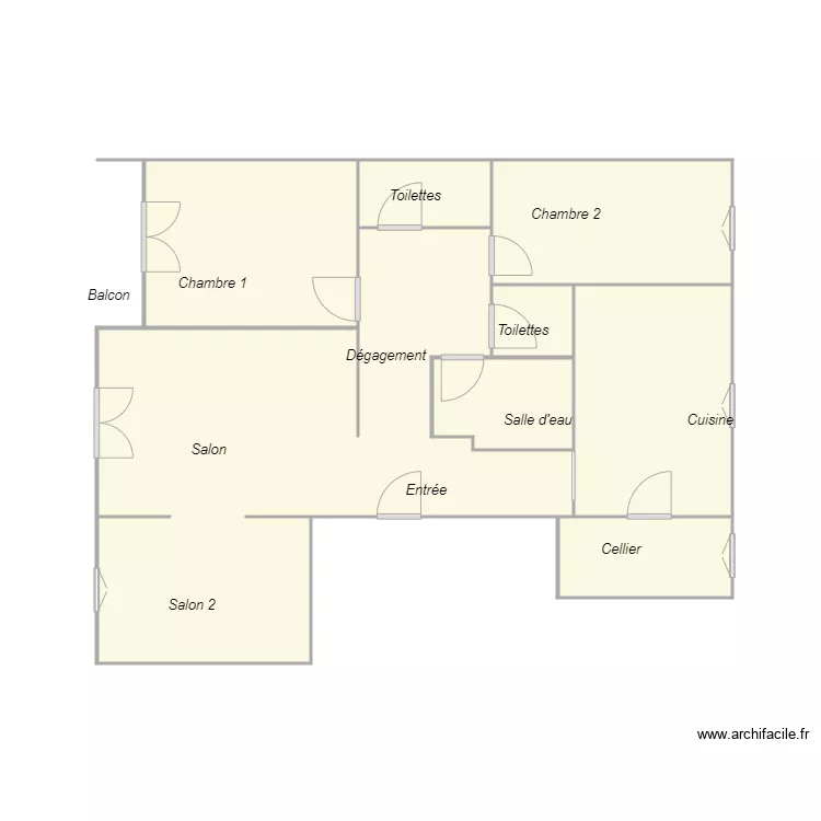 Croquis ARIBIA. Plan de 