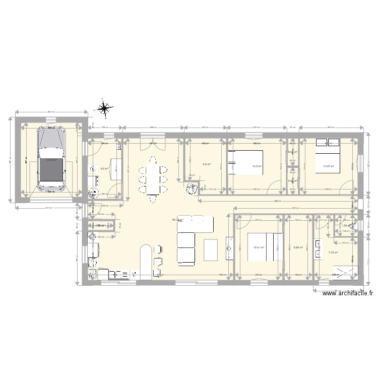 Maison Vesseaux 3. Plan de 0 pièce et 0 m2