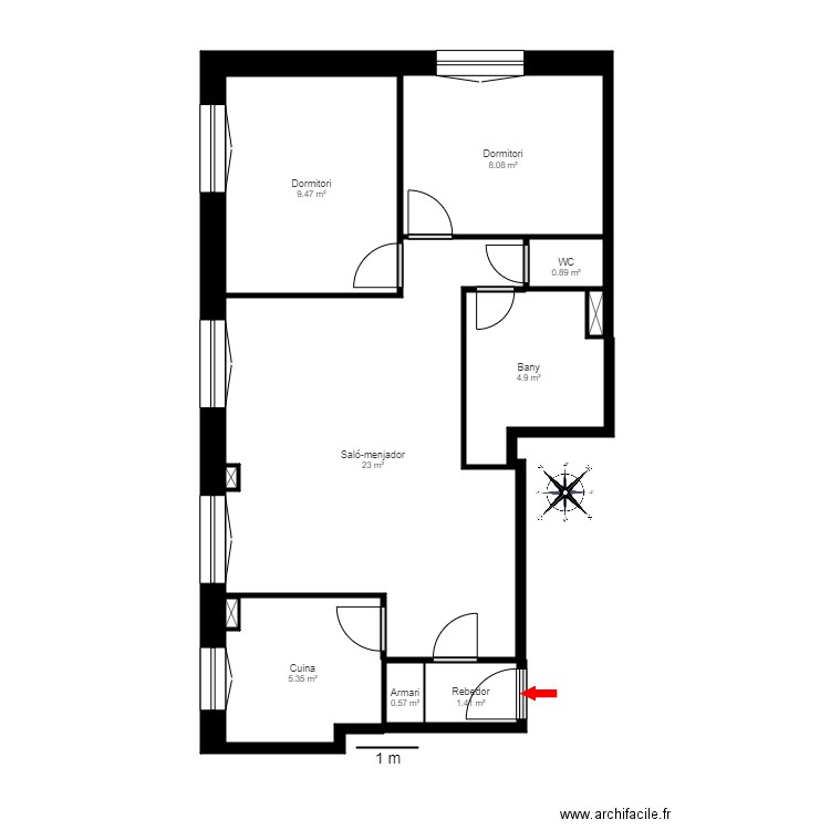 ED MASOVE BLOC A 4 5 CANILLO. Plan de 0 pièce et 0 m2