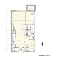 VC 1 VALIDE COTE wc nord RDC escalier U 