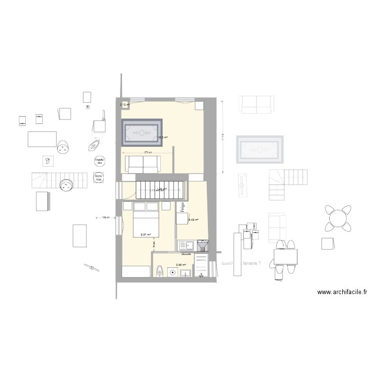 Ouistreham projet 08 03 2021. Plan de 0 pièce et 0 m2