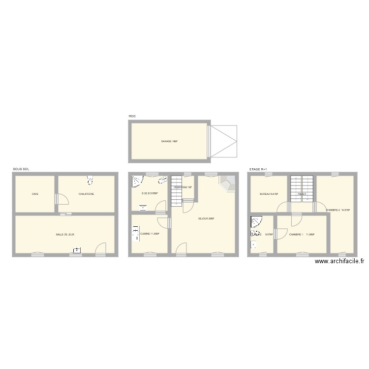 SAINT GRATIEN. Plan de 0 pièce et 0 m2