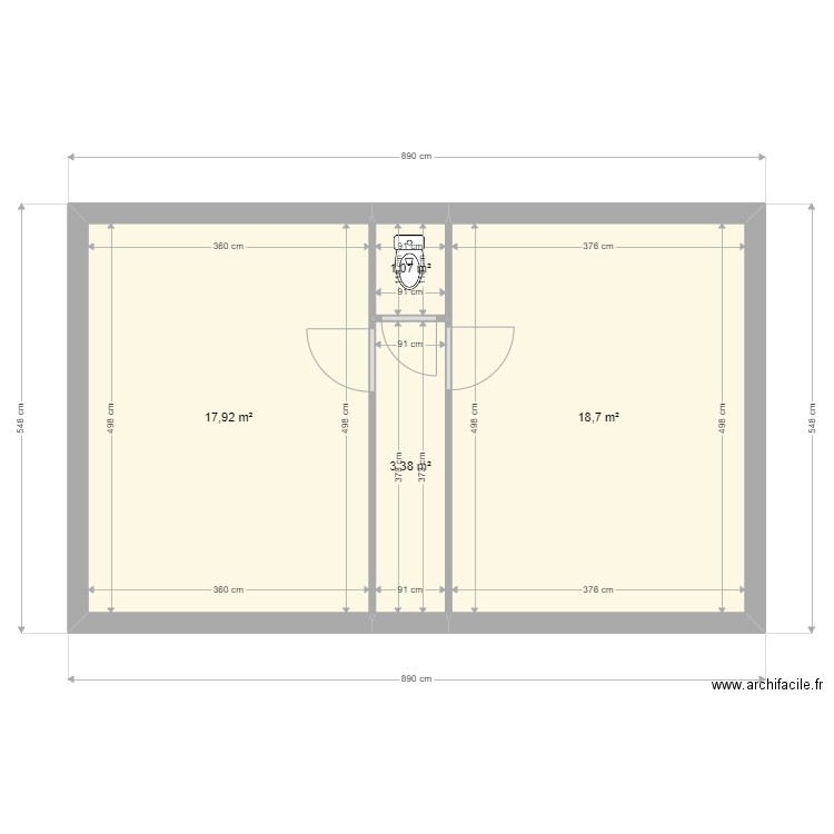 22 09 14 Plan Etage. Plan de 0 pièce et 0 m2