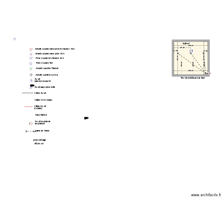 Export face tokyo. Plan de 1 pièce et 7 m2