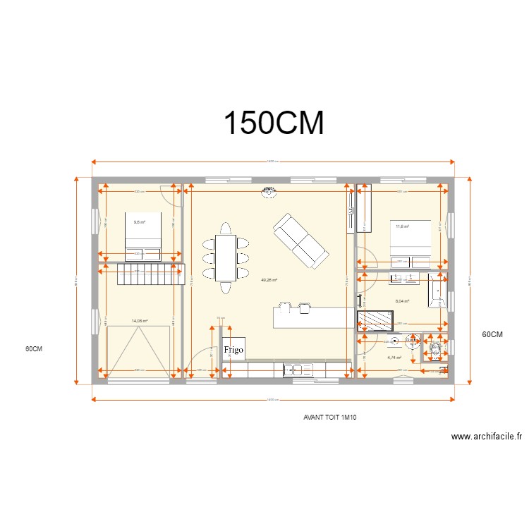 GERMAIN ET DANIELLE PLAN DEFINITIF. Plan de 0 pièce et 0 m2