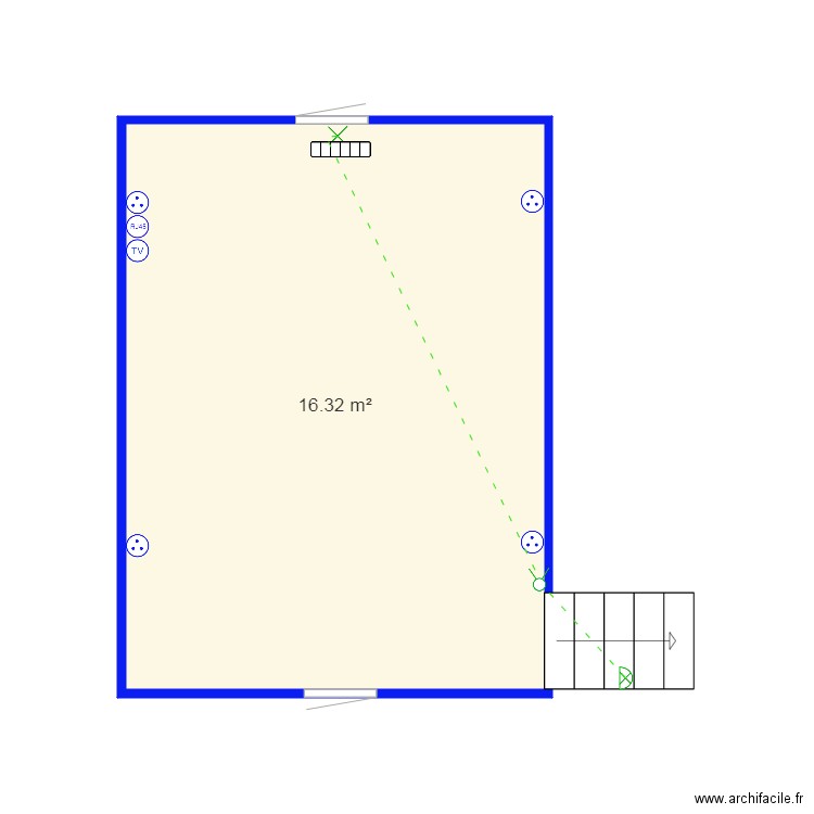 cave. Plan de 0 pièce et 0 m2