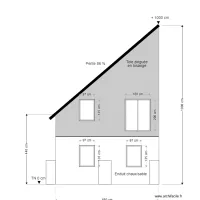 Fa&ccedil;ade sud ouest apr&egrave;s travaux