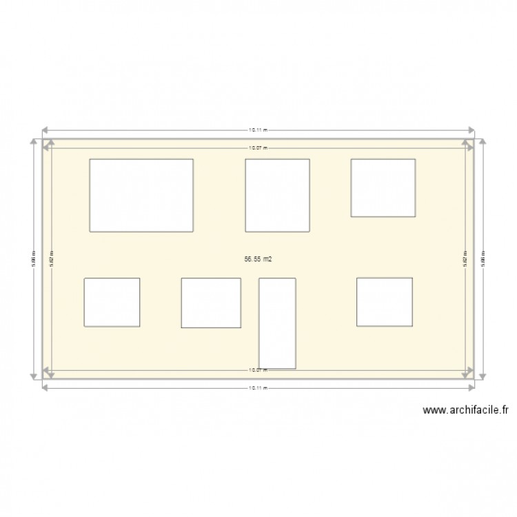 façade sud 4. Plan de 0 pièce et 0 m2