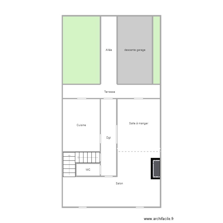 RDC LISERONS 2. Plan de 0 pièce et 0 m2