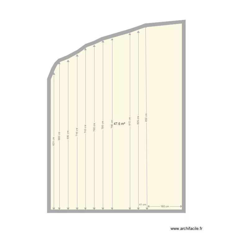 BERGERIE ET 1 MESURES. Plan de 