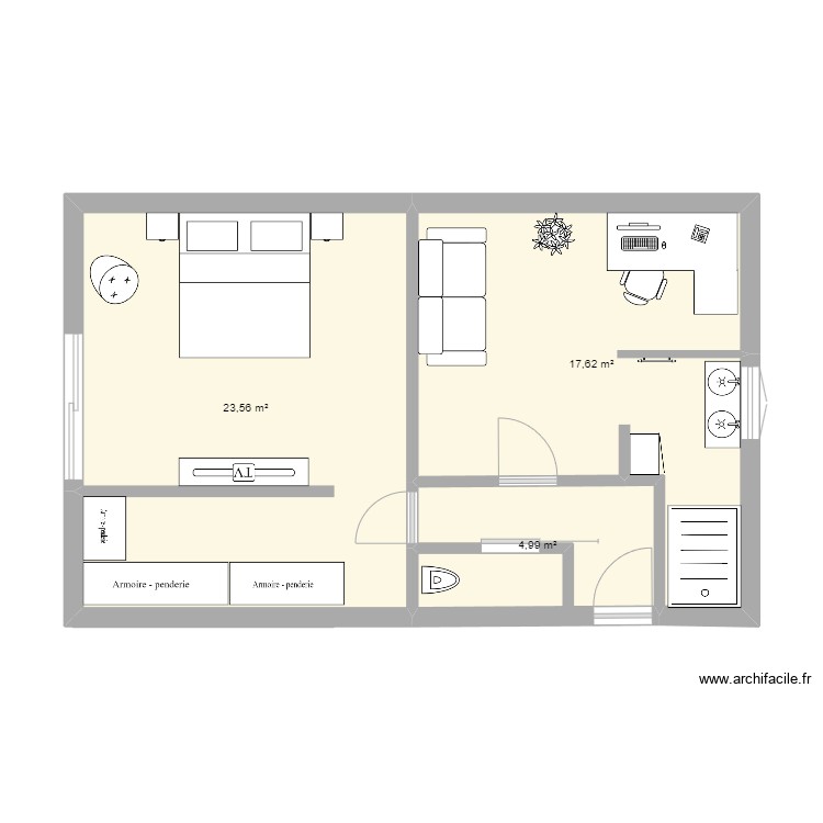 garage. Plan de 0 pièce et 0 m2