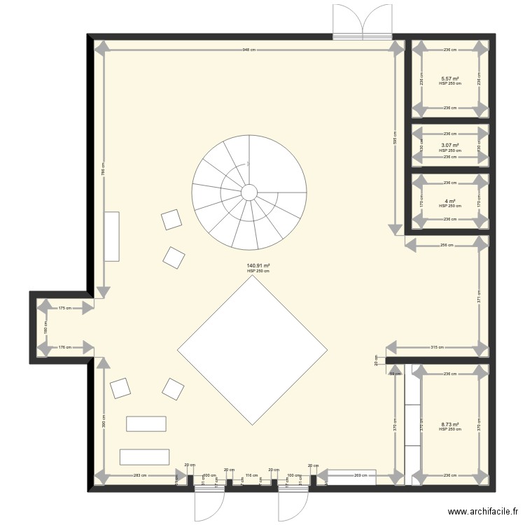 SALLE D ATTENTE. Plan de 0 pièce et 0 m2