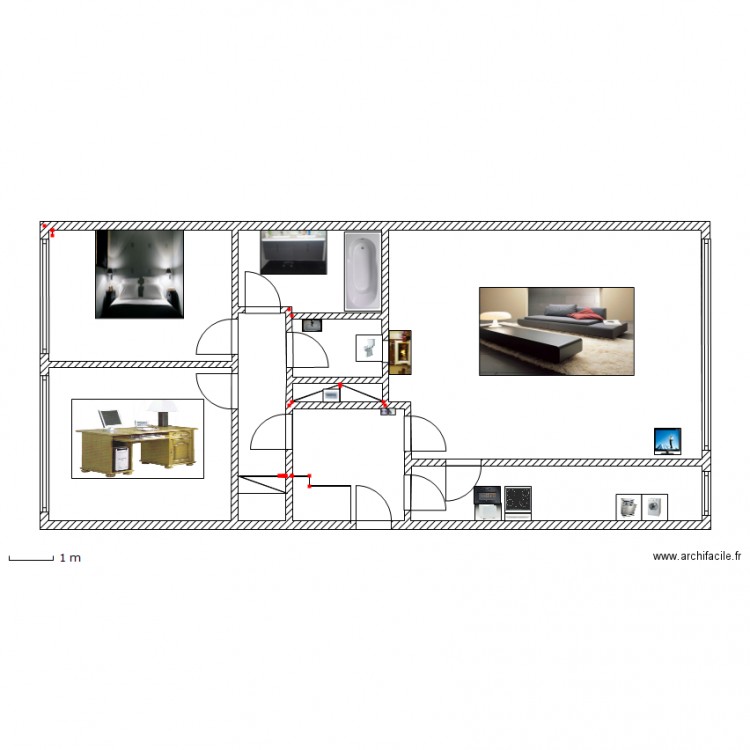 cauche. Plan de 0 pièce et 0 m2