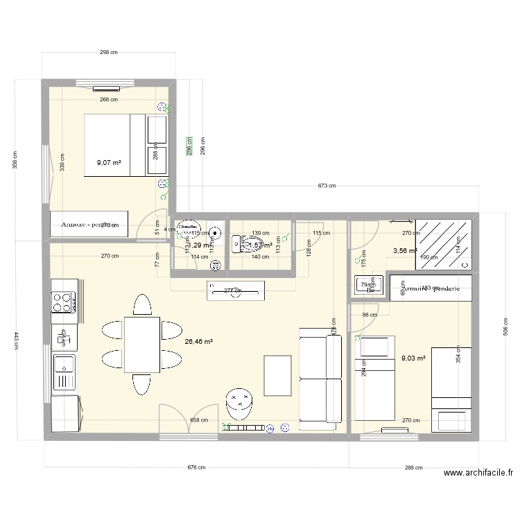 Plan c. Plan de 0 pièce et 0 m2